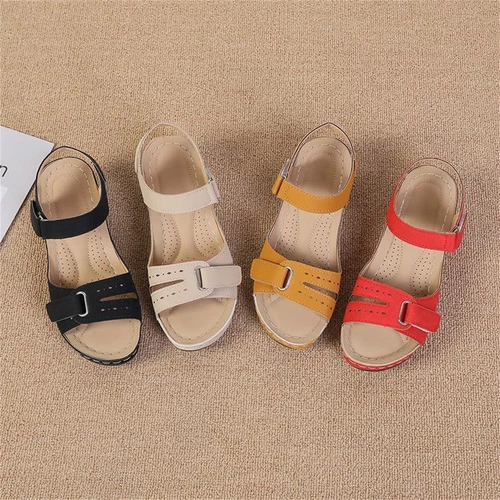 Women Sandals Anti-slip Summer Casual Orthopedic Open Toe Flats Beach Shoes Size - Bild 4 von 16