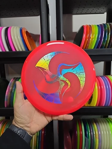 Discmania Huk Lab Glow C-Line P3X Ruby 174g Disc Golf Putter Trifly 
