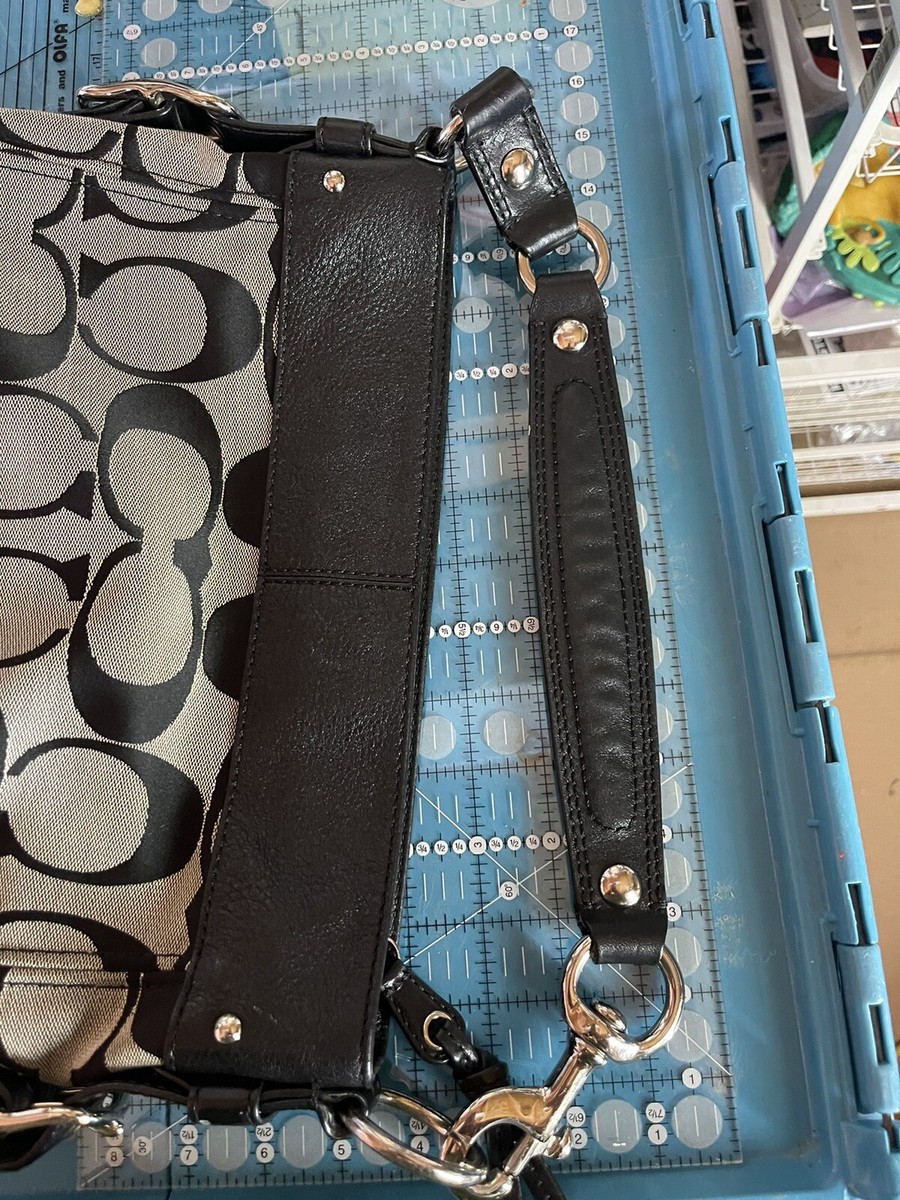 Authentic COACH Signature Zoe Brown Hobo Shoulder Bag Purse Authentic COACH Signature Zoe Brown Hobo Shoulder Bag Purse
