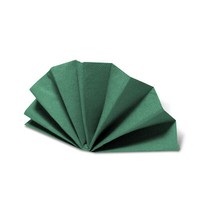 150X Servietten Dekostar 38 X 38 Cm DunkelgrüN