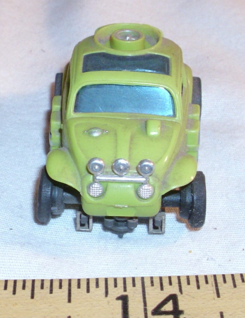 AURORA AFX BAJA BUG VW BEETLE HO SLOT CAR 1970s IN GREEN | eBay