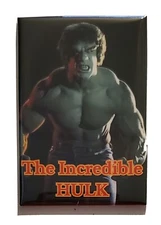 The Incredible Hulk Lou Ferigno Original TV Marvel Refrigerator Magnet 2" X 3"
