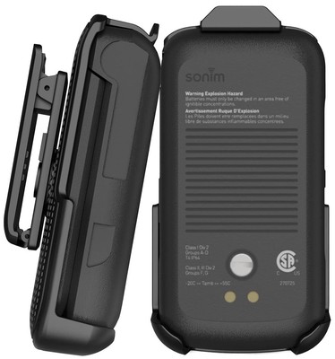 Holster for Sonim XP3 Plus Flip Phone, Black [Rotating/Ratchet] Belt Clip Hol...