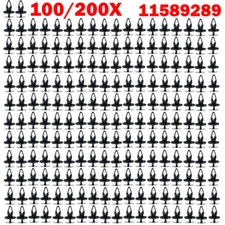 100/200x Fender Liner Clip Cowl Vent Retainer Push In Fastener Pin For Ford NEW