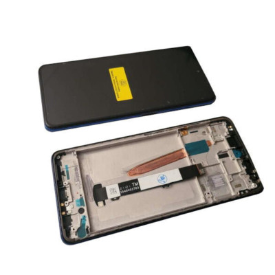 Für Original Xiaomi Poco X3 Pro LCD Touchscreen Display Rahmen Glas Scheibe blau