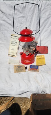 Vintage Coleman Lantern, complete W/original box, tags & operating
