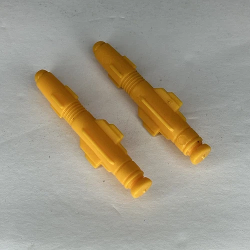 1990 Vtg Gi Joe General Small Missiles Lot of 2 Vehicle Part Piece Hasbro