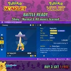 RAGING BOLT ⚡ POKEMON SCARLET VIOLET ⚡ NORMAL ⚡ 6IV BATTLE READY ⚡