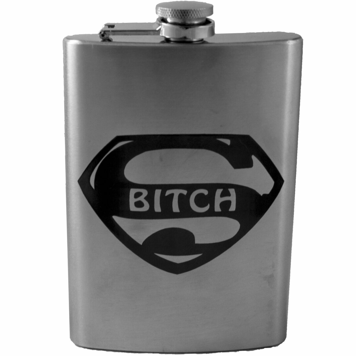 8oz Super Bitch Stainless Steel Flask 8oz Super Bitch Stainless Steel Flask