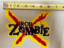 VINTAGE ROB ZOMBIE HUGE STICKER 6&rdquo;X6&rdquo; UNUSED BRAND NEW