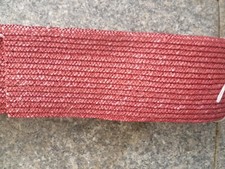 STROHBAND GENÄHT BREITE ca. 80mm Länge: 4,2 Meter ( €4,00/m)  Nr. 60a