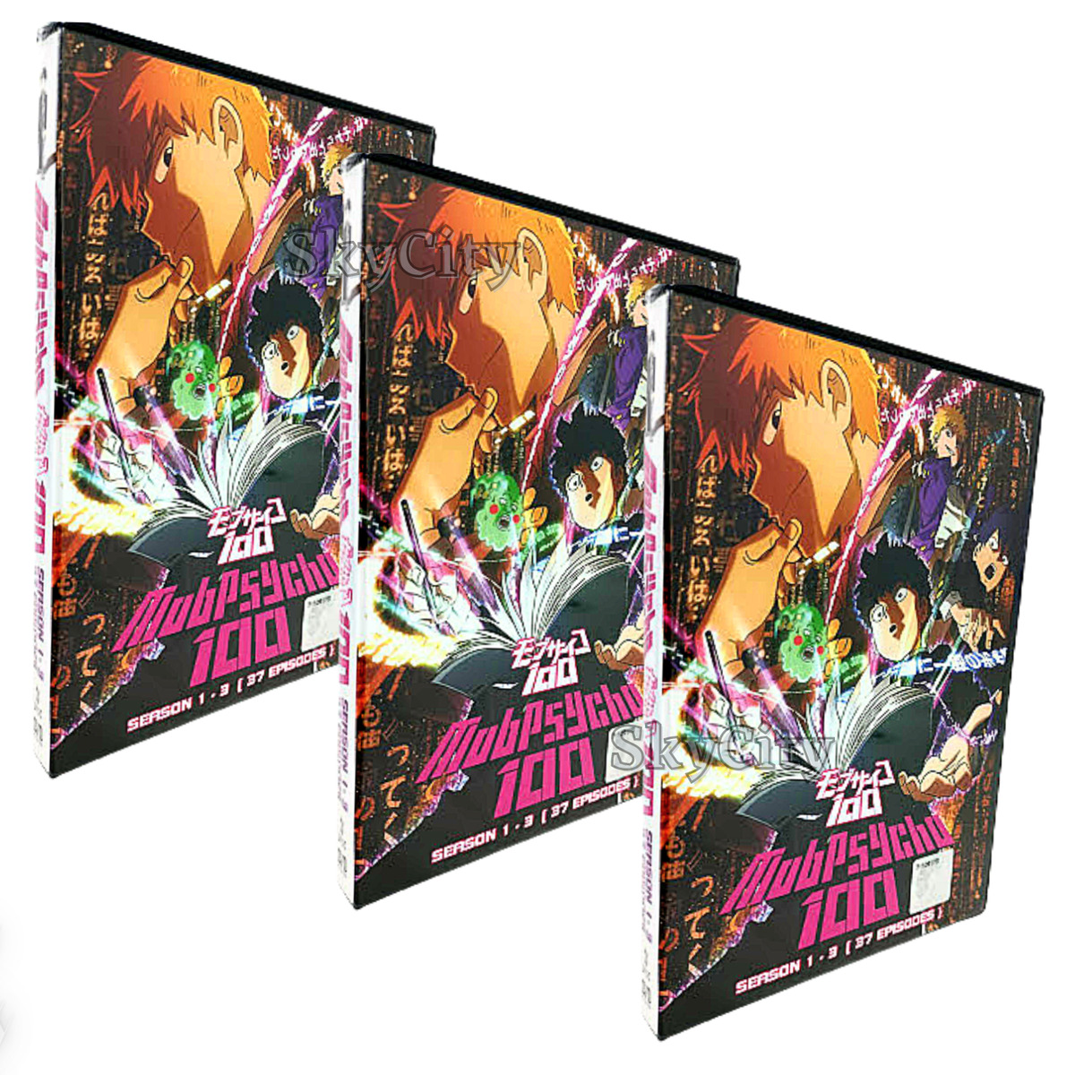 Mob Psycho 100 モブサイコ100 Season 1-3 Vol.1-37 END DVD Anime Eng Dub