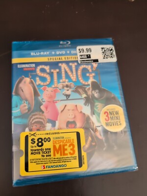 Sing Blu-ray + DVD+ Digital 