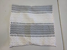 West Elm "Textured Gray White Squares" Euro Sham
