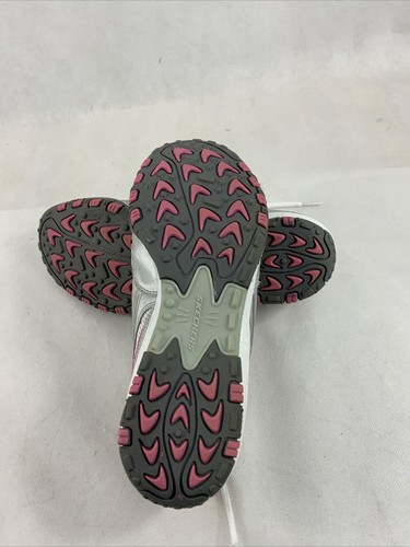 Sketchers Sport Low Top Silver Pink 8.5 Womens Sneakers Shoes 11442 - Picture 11 of 11