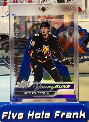 2023-24 Upper Deck #208 Jakob Pelletier Acetate Young Guns Unannounced SSP