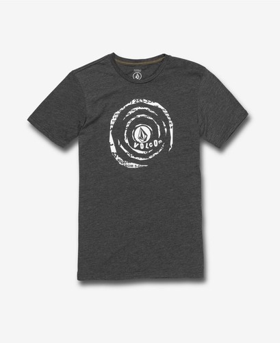 Volcom Mens Shred Stone Graphic T-Shirt Color:Heather Black Size:Small - Picture 2 of 3