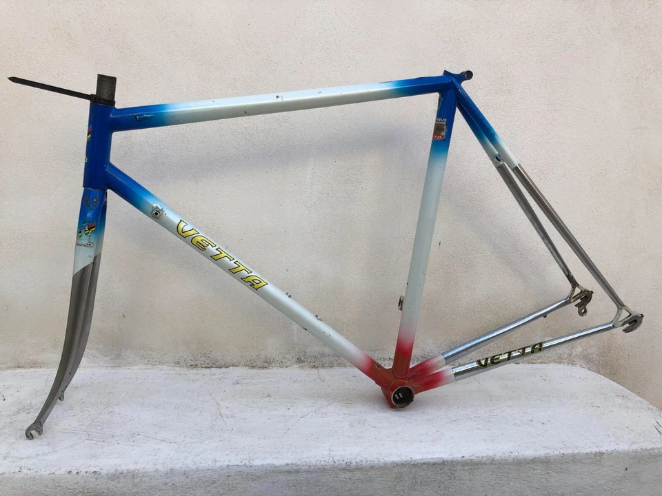 Ex Pro PONTONI frame VETTA Corsa COLUMBUS ELLITTICO Campagnolo BICI Cinelli Foto 2 de 4