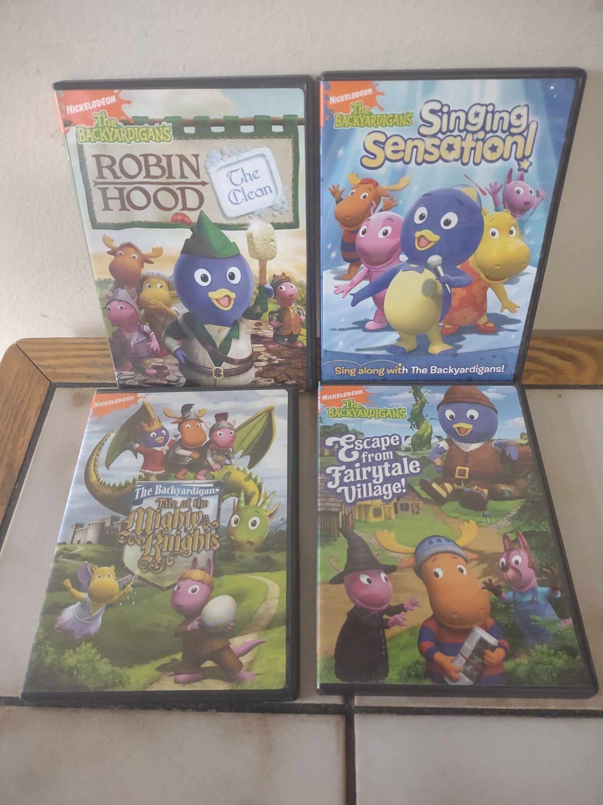 Nickelodeon 4 The Backyardigans DVD RobinHood/Singing Sensational | eBay