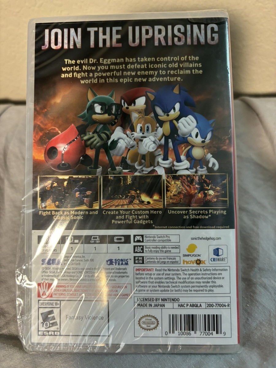 Sonic Forces - Nintendo Switch-SEALED 10086770049| eBay