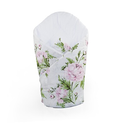 Baby Swaddle Wrap Neugeborene Bettwäsche Decke Pfingstrose und Schmetterlinge