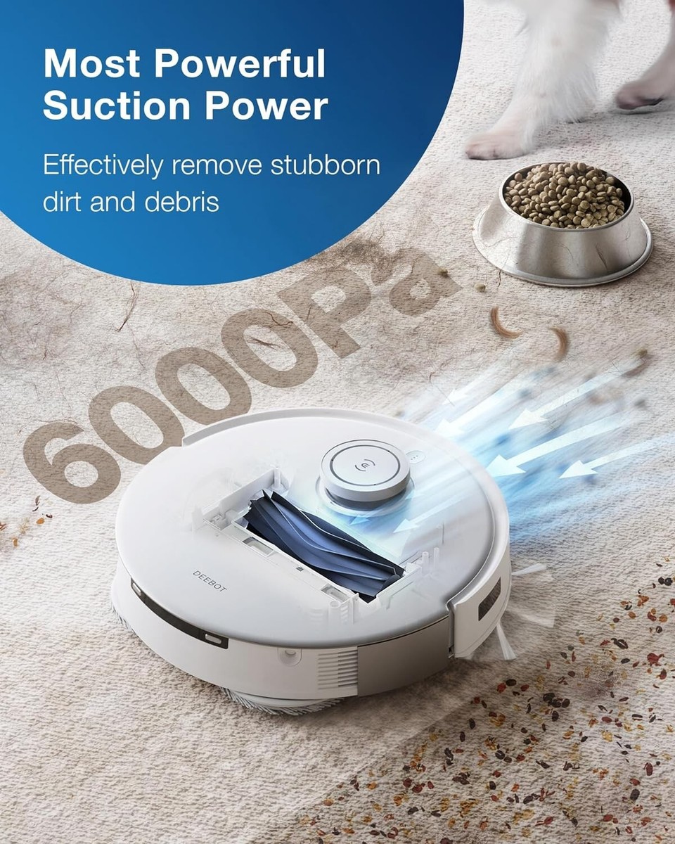 新品未開封 ecovacs DEEBOT T20 OMNI DLX23 Ecovacs DEEBOT T20 Omni White Robotic Vacuum Cleaner (OZMOT20M