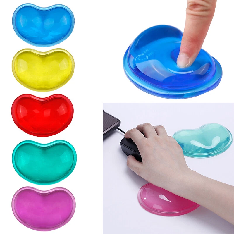 2Pcs Silicone Wrist Rest Gel Mouse Pad Wrist Support For Computer Laptop PC - Image 3 of 4