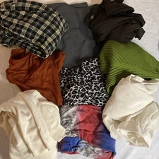 Lot of 9 Women clothes bundle, Mixed Brands & Sizes From XS To Large Sizes