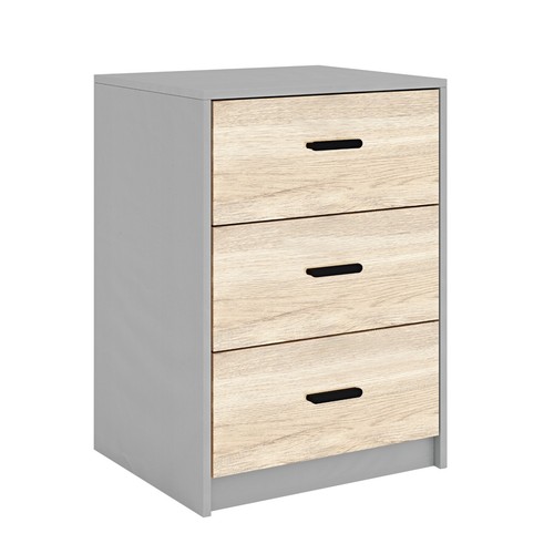 3 Drawer Wooden Bedroom Bedside Cabinet Furniture Storage Nightstand Side Table - Picture 100 of 130