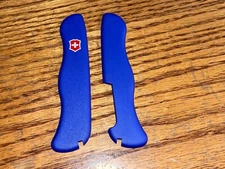 New Victorinox Swiss Army Knife 111mm HANDLE 2 Piece KIT in Blue