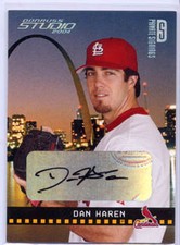 2004 Donruss Dan Haren Private Signings AUTO #/10 RARE