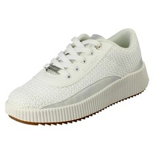 Sneakers Casual Con Tacco In Pizzo Intrecciato Elle Sport Per Donne F7R314