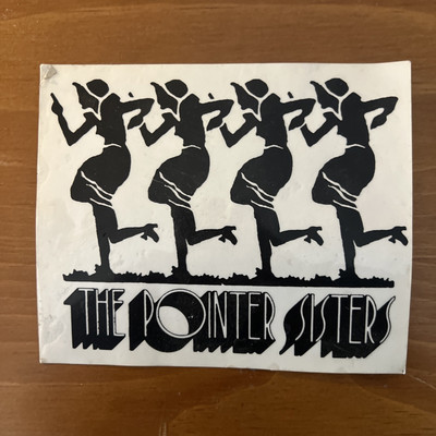 Rare Pointer Sisters Promotional Sticker Original Four Sisters VTG