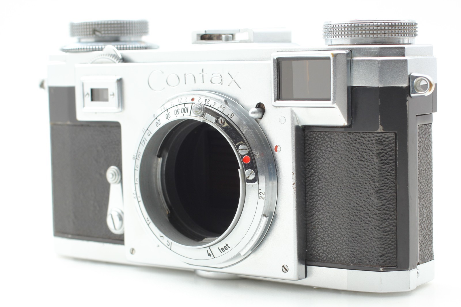 [Near MINT] Zeiss Contax IIa Color Dial Rangefinder 35mm Film Camera From JAPAN