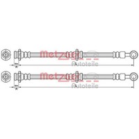 2X Metzger BremsschlÄUche Hinten Links Rechts Passend FÜR Nissan Almera