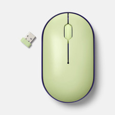 Heyday Compact Wireless Mouse Bluetooth  Wireless USB enabled - Pastel Lime