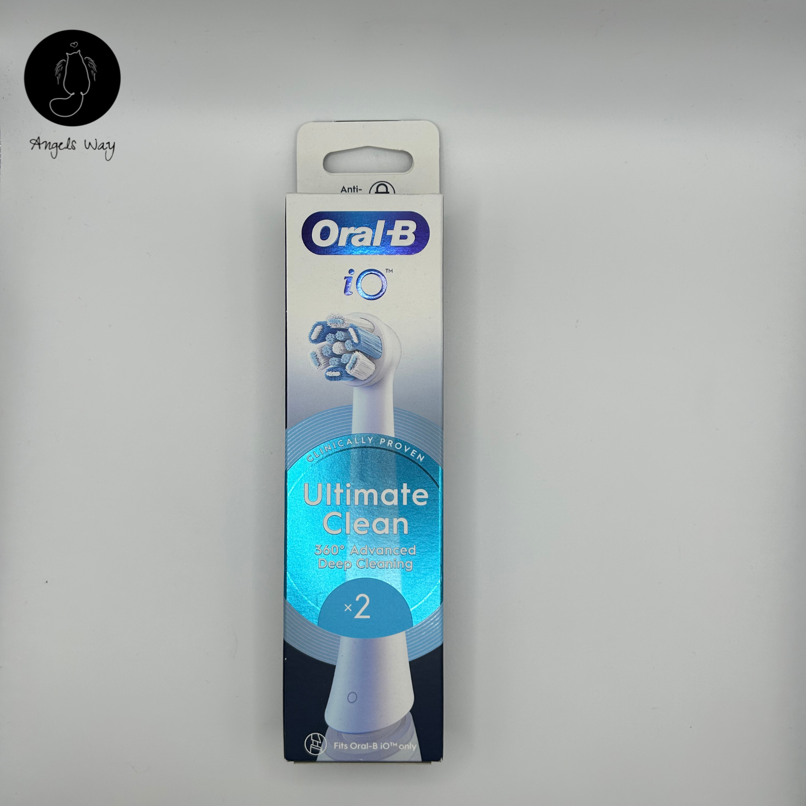 Oral-B iO Ultimate Clean Replacement Toothbrush Heads - White - 2 Pack - Image 5
