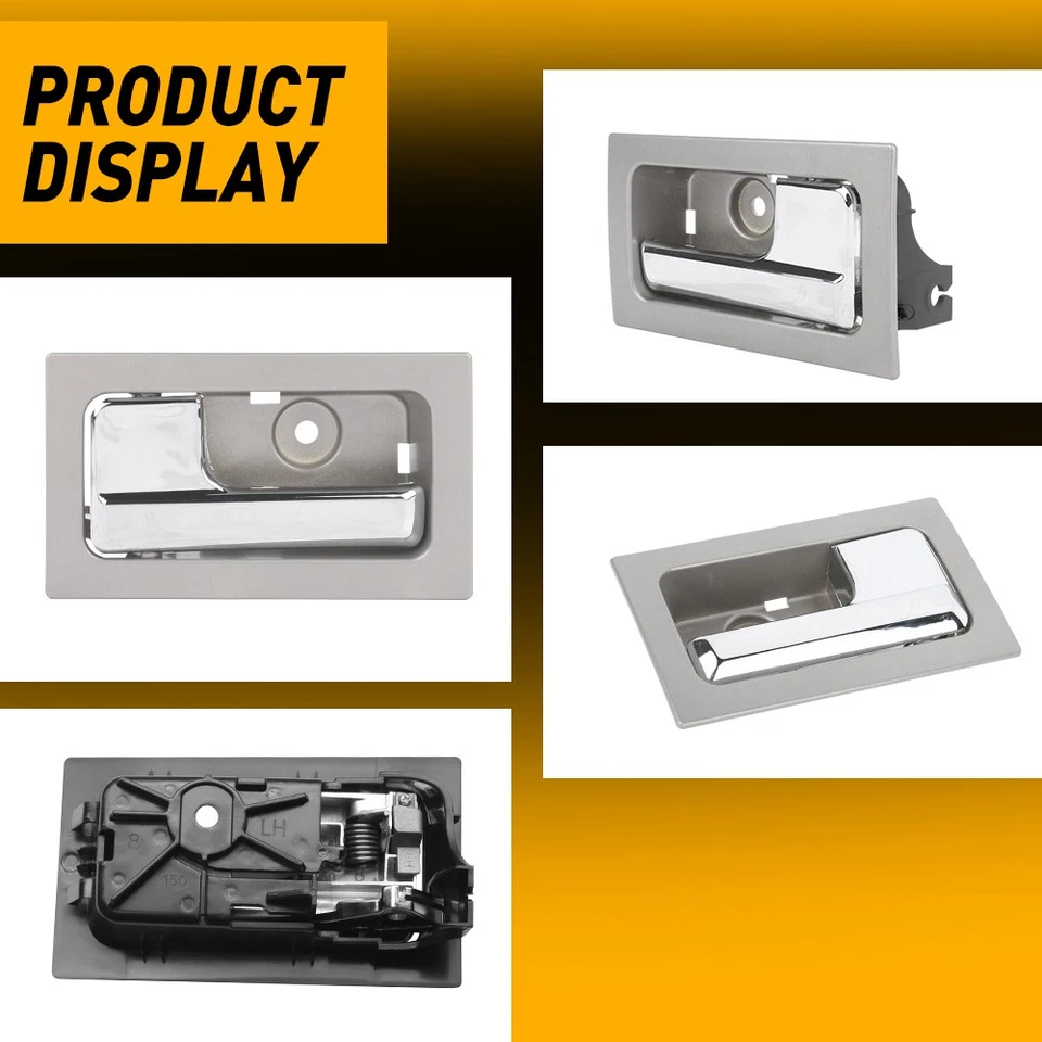 Inside Door Handle Front Rear Left Right Side for 09-14 Ford F150 Lobo 1/2/4x - Image 3 of 4
