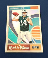 2018 Playoff Football Sam Darnold Rookie Wave Rookie Card #11 Set Break NM. rookie card picture