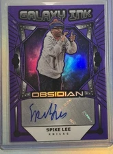 2024-25 Panini Obsidian GI-LEE SPIKE LEE Galaxy Ink Auto Purple Flood /49
