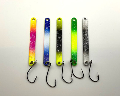 Trout Sticks Hypno Sticks 5er-Set UV-Aktiv 2,3g Forellenblinker Forellenköder