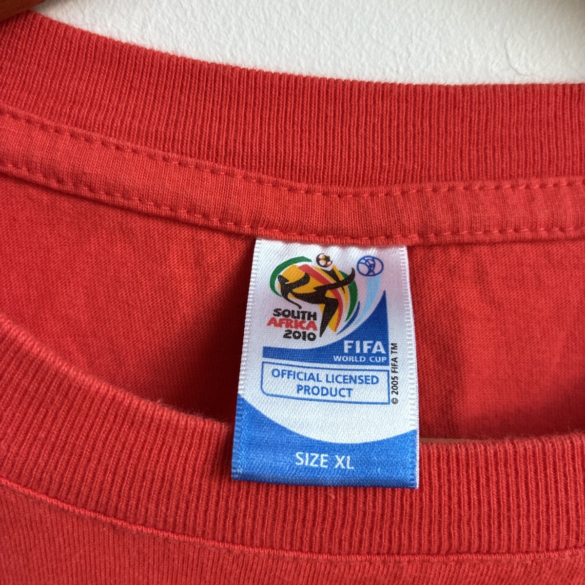 South Africa 2010 FIFA World Cup Graphic Shirt Mens XL Orange