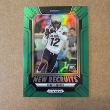 2025 Prizm Draft Picks Travis Hunter New Recruits Green Prizm