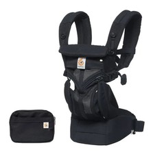 Ergobaby Omni 360 Mesh Baby Carrier   Onyx Black  Newborn to Toddler 7  45 lb