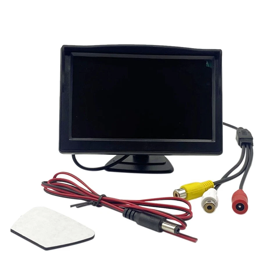 5" 800*480 For Car Rear View Reverse Backup Camera TFT LCD Screen Color Monitor - Image 4 of 4