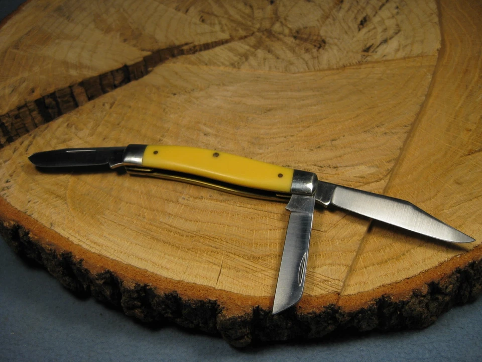 Nice Schrade 881Y Stockman 3 Blade Jack Knife - Image 3 of 4