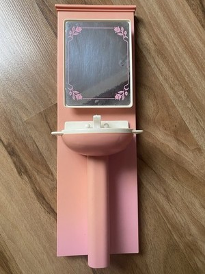 Barbie Sweet Roses  Living Pretty Decorator Bathroom Waschbecken Zubehör