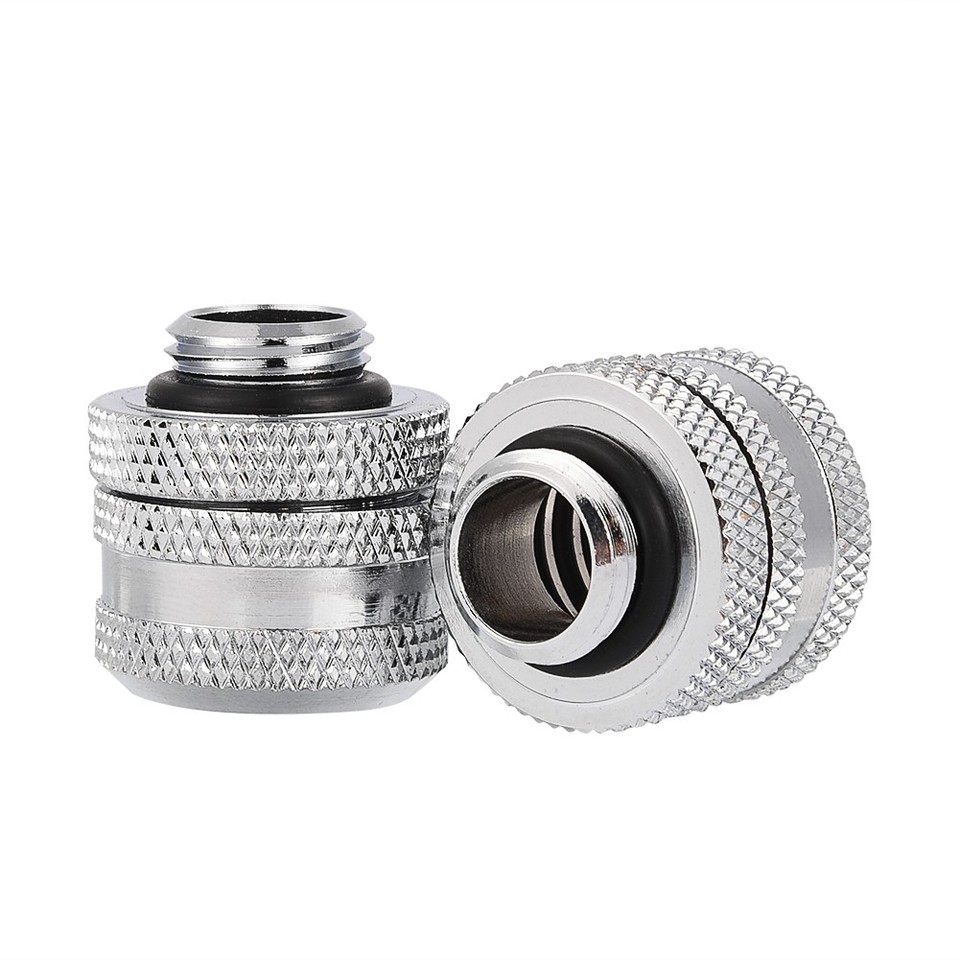 ^2Pcs G1/4 Compression Fitting For OD 14MM Rigid Hard Tubing Water ...