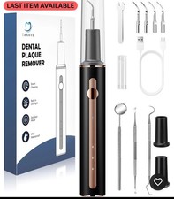 Teeth Cleaning Kit Plaque Remover for Teeth, Portable Dental Plaque Remover T...
