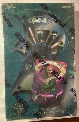 1995 Fleer Batman Forever Metal Hobby Trading Card Box Factory Sealed 36 Packs
